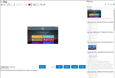 5by - Flamory bookmarks and screenshots