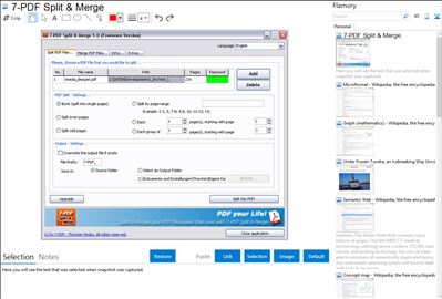 7-PDF Split & Merge - Flamory bookmarks and screenshots