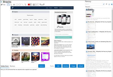 8tracks - Flamory bookmarks and screenshots