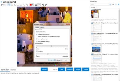 AeroBlend - Flamory bookmarks and screenshots