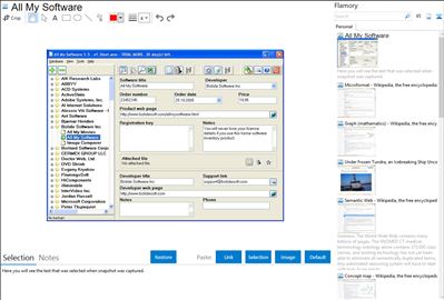 All My Software - Flamory bookmarks and screenshots