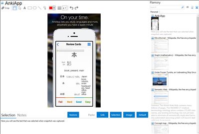 AnkiApp - Flamory bookmarks and screenshots