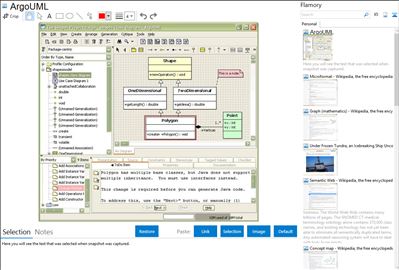 ArgoUML - Flamory bookmarks and screenshots