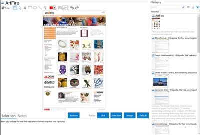 ArtFire - Flamory bookmarks and screenshots