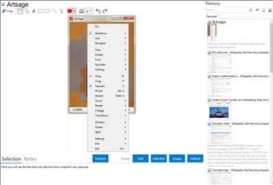 Artsage - Flamory bookmarks and screenshots