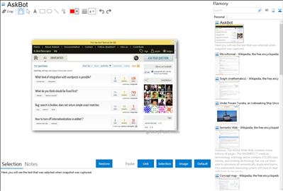 AskBot - Flamory bookmarks and screenshots