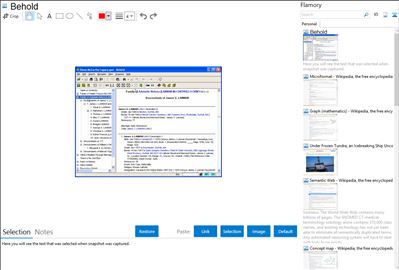 Behold - Flamory bookmarks and screenshots