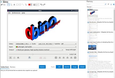 Bino - Flamory bookmarks and screenshots
