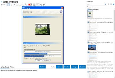 BorderMaker - Flamory bookmarks and screenshots