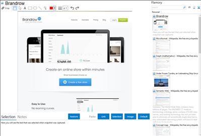 Brandrow - Flamory bookmarks and screenshots