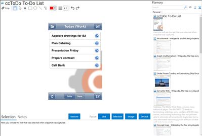 ccToDo To-Do List - Flamory bookmarks and screenshots
