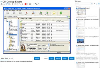 CD Catalog Expert - Flamory bookmarks and screenshots