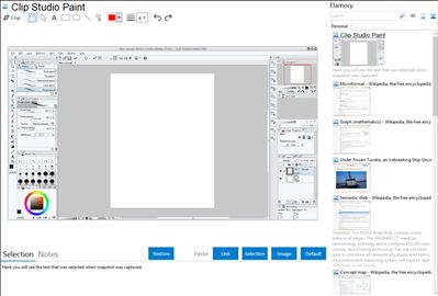 Clip Studio Paint - Flamory bookmarks and screenshots