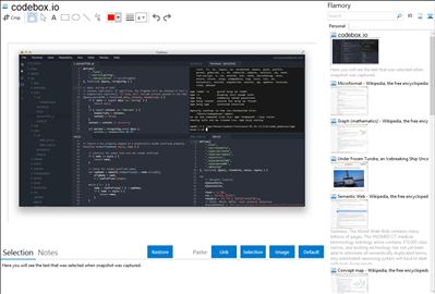 codebox.io - Flamory bookmarks and screenshots