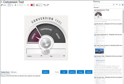 Conversion Tool - Flamory bookmarks and screenshots