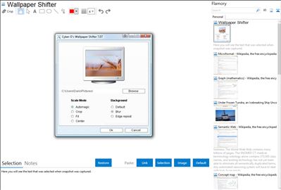 Wallpaper Shifter - Flamory bookmarks and screenshots