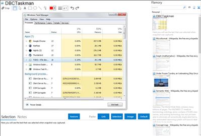 DBCTaskman - Flamory bookmarks and screenshots