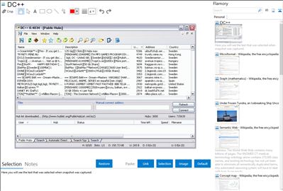 DC++ - Flamory bookmarks and screenshots