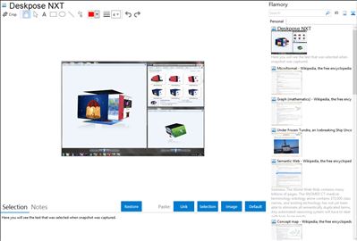 Deskpose NXT - Flamory bookmarks and screenshots