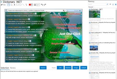 Dictionary .NET - Flamory bookmarks and screenshots