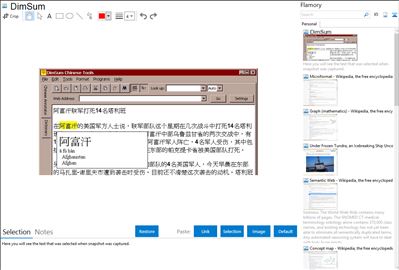 DimSum - Flamory bookmarks and screenshots