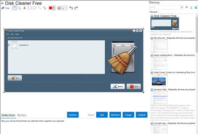 Disk Cleaner Free - Flamory bookmarks and screenshots