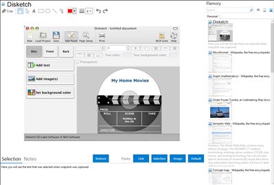 Disketch - Flamory bookmarks and screenshots