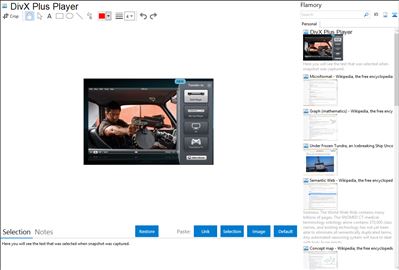DivX Plus Player - Flamory bookmarks and screenshots