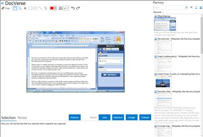 DocVerse - Flamory bookmarks and screenshots