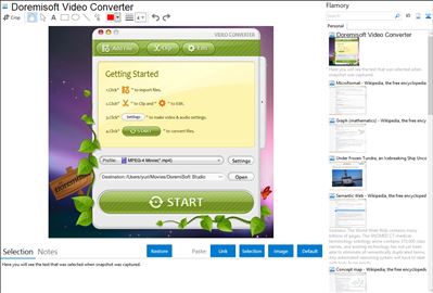 Doremisoft Video Converter - Flamory bookmarks and screenshots