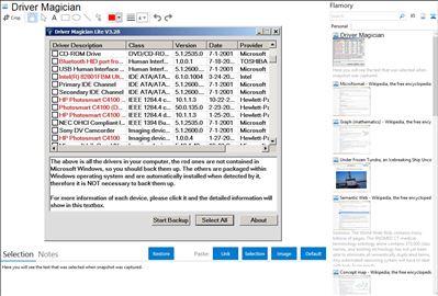 Driver Magician - Flamory bookmarks and screenshots