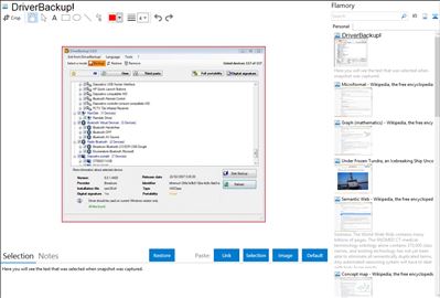 DriverBackup! - Flamory bookmarks and screenshots