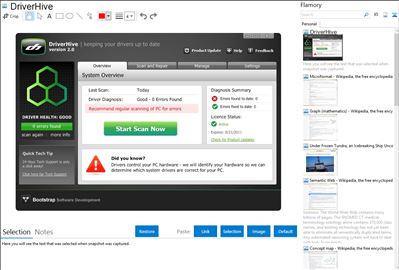 DriverHive - Flamory bookmarks and screenshots