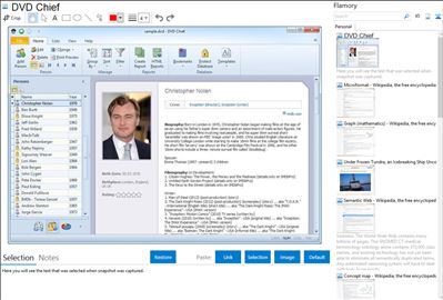 DVD Chief - Flamory bookmarks and screenshots