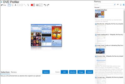 DVD Profiler - Flamory bookmarks and screenshots