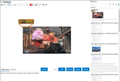 Dxtory - Flamory bookmarks and screenshots