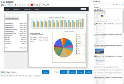 eDindim - Flamory bookmarks and screenshots