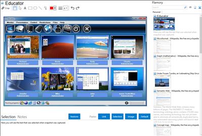 Educator - Flamory bookmarks and screenshots