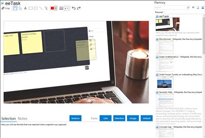 eeTask - Flamory bookmarks and screenshots
