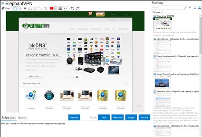 ElephantVPN - Flamory bookmarks and screenshots