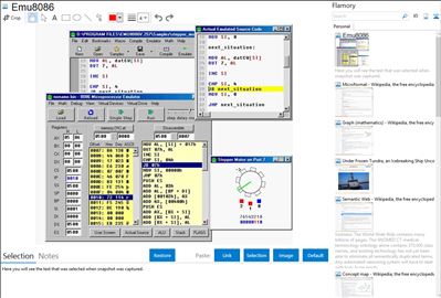 Emu8086 - Flamory bookmarks and screenshots