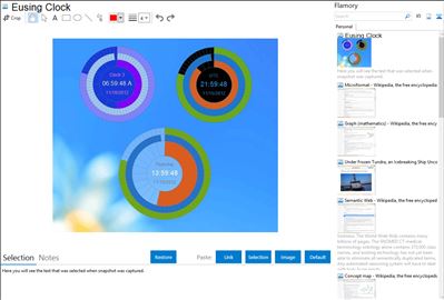 Eusing Clock - Flamory bookmarks and screenshots
