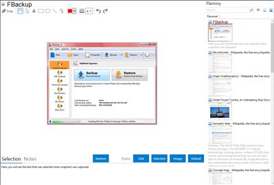 FBackup - Flamory bookmarks and screenshots