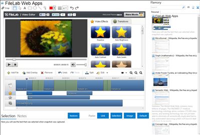 FileLab Web Apps - Flamory bookmarks and screenshots