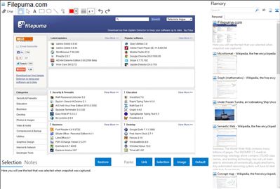 Filepuma.com - Flamory bookmarks and screenshots