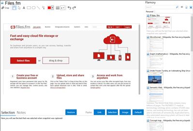 Files.fm - Flamory bookmarks and screenshots