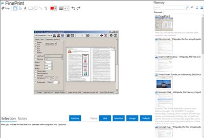 FinePrint - Flamory bookmarks and screenshots
