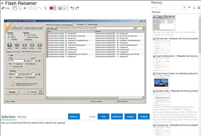 Flash Renamer - Flamory bookmarks and screenshots