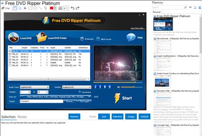 Free DVD Ripper Platinum - Flamory bookmarks and screenshots