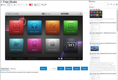 Free Studio - Flamory bookmarks and screenshots